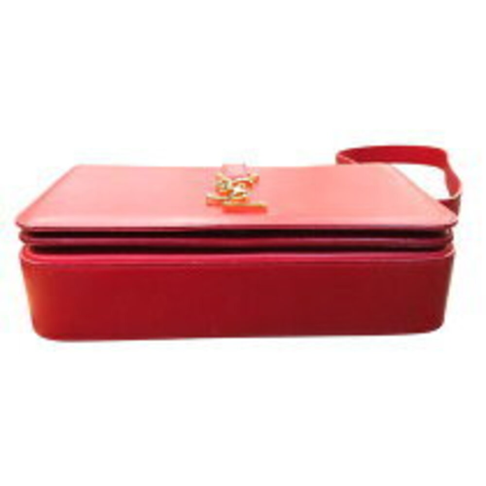 Saint Laurent Universit Shoulder Bag Red Calfskin - Picture 3 of 11